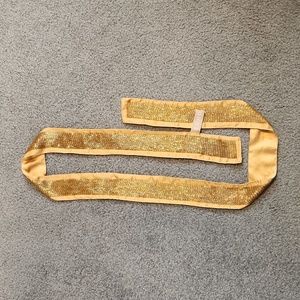 Echo Gold Beaded Scarf / Necklace